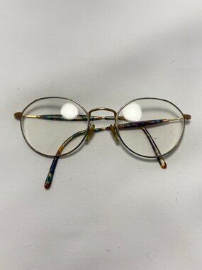 Gucci Gold Round Eyeglasses Frames Only